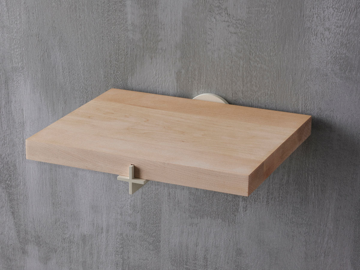 Plus Nightstand A Bone / Maple - GOUX Studio New York