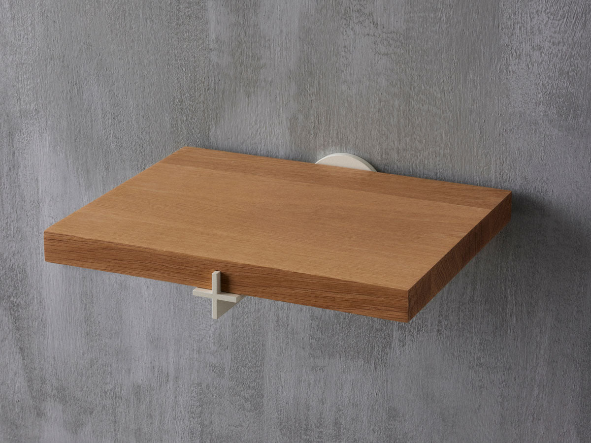 Plus Nightstand A Bone / White Oak - GOUX Studio New York