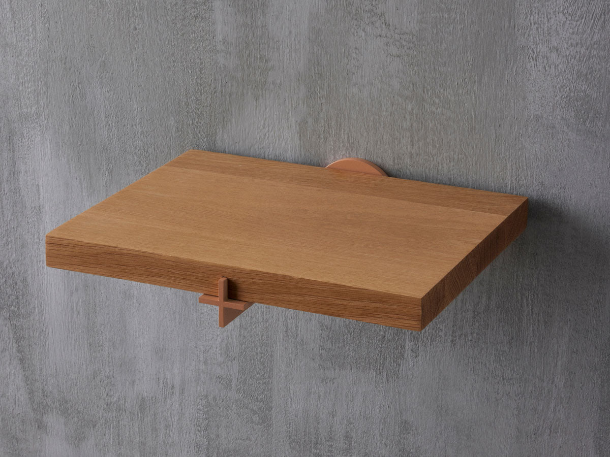 Plus Nightstand A Clay / White Oak - GOUX Studio New York