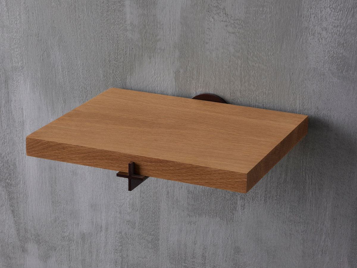 Plus Nightstand A Oxblood / White Oak - GOUX Studio New York