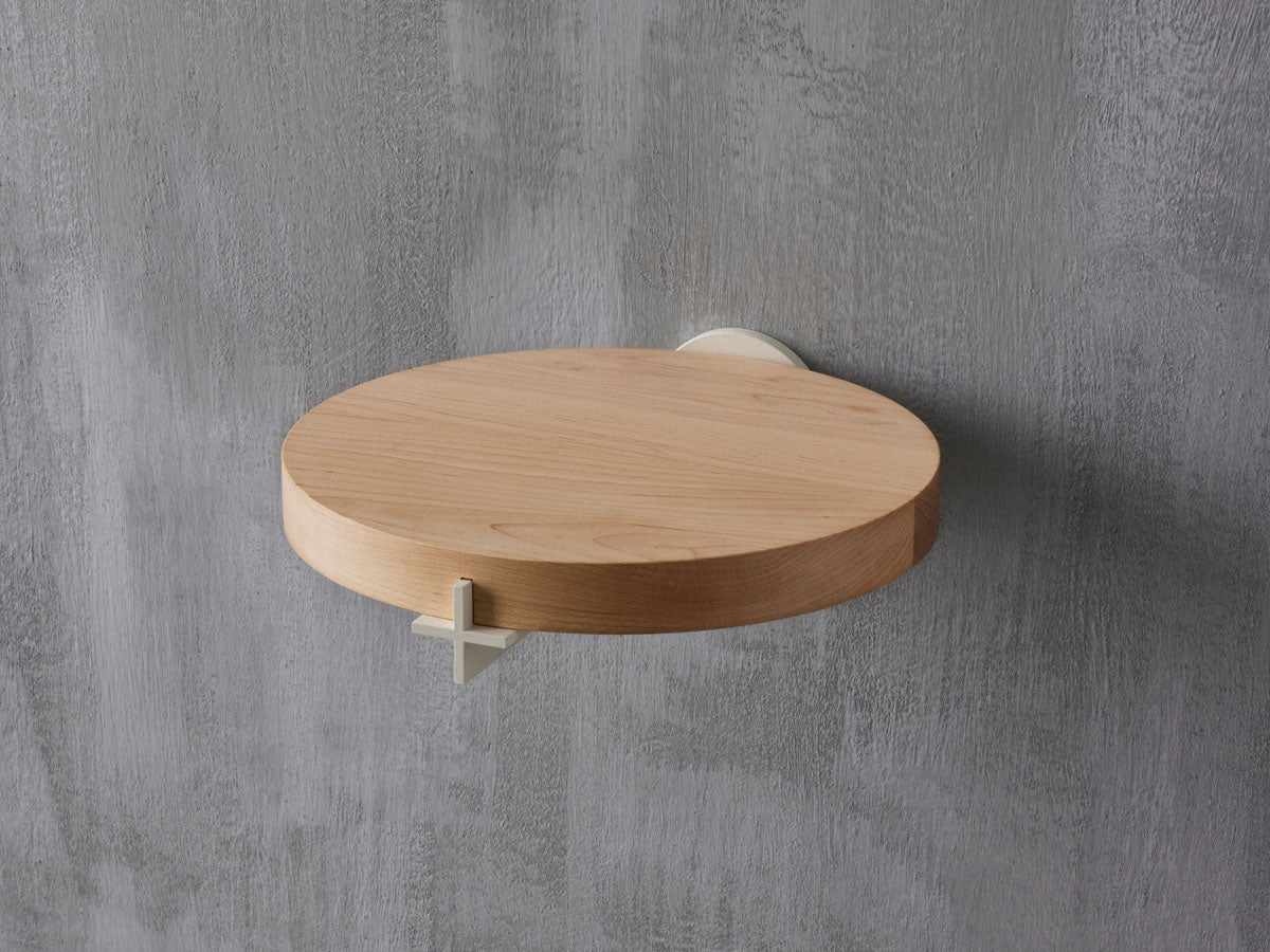 Plus Nightstand B Bone / Maple - GOUX Studio New York