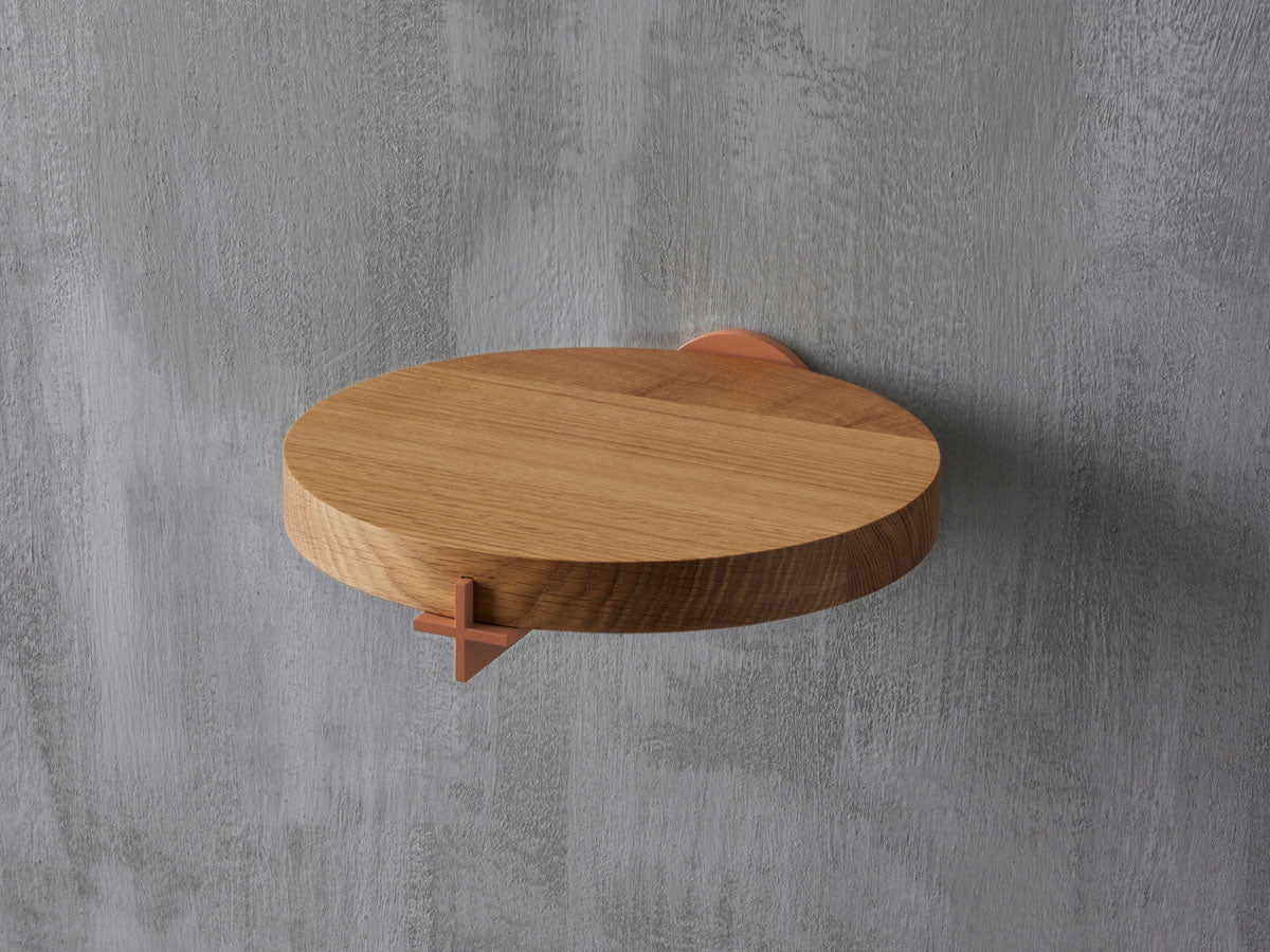 Plus Nightstand B Clay / White Oak - GOUX Studio New York