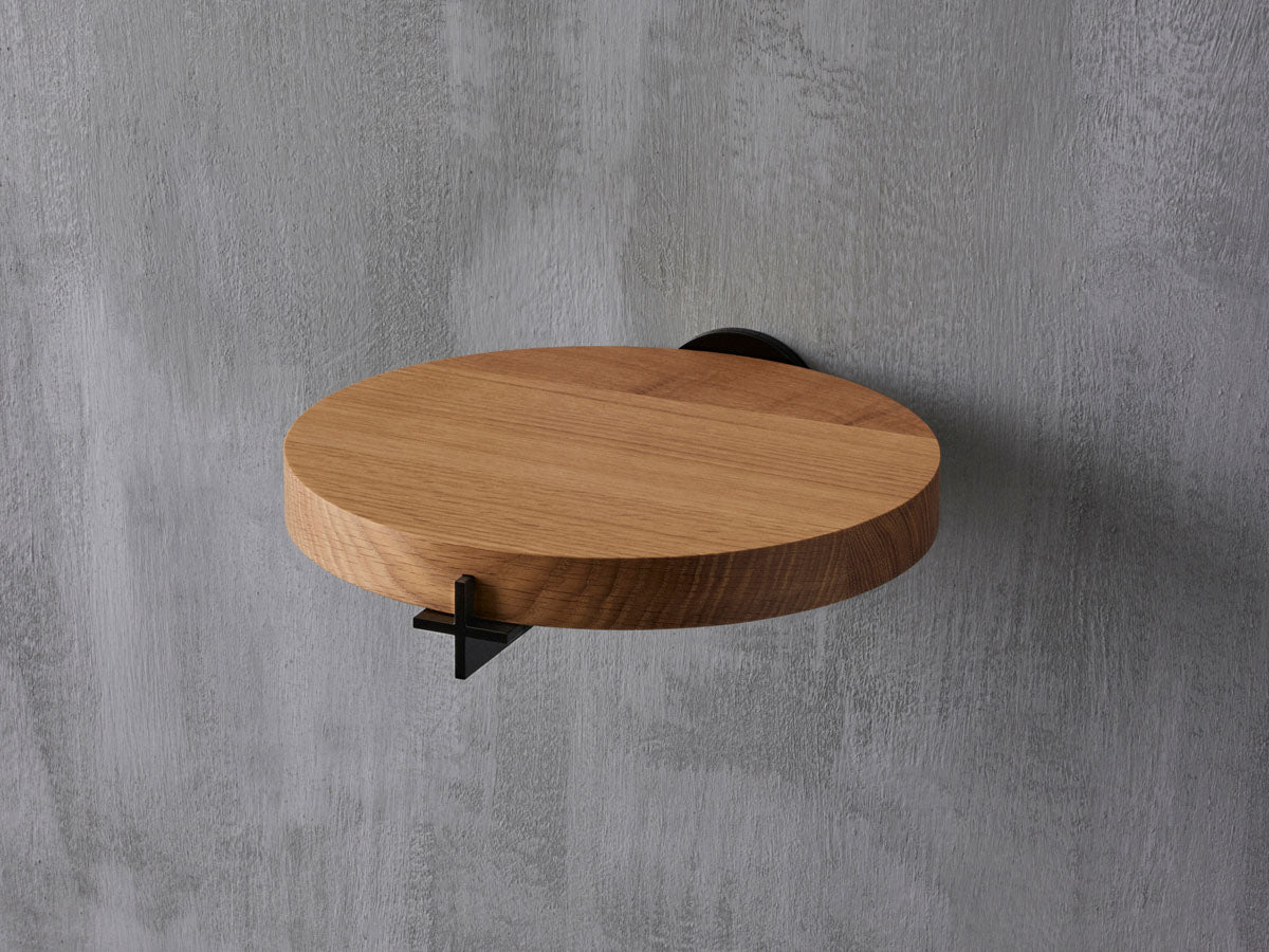 Plus Nightstand B Graphite / White Oak - GOUX Studio New York