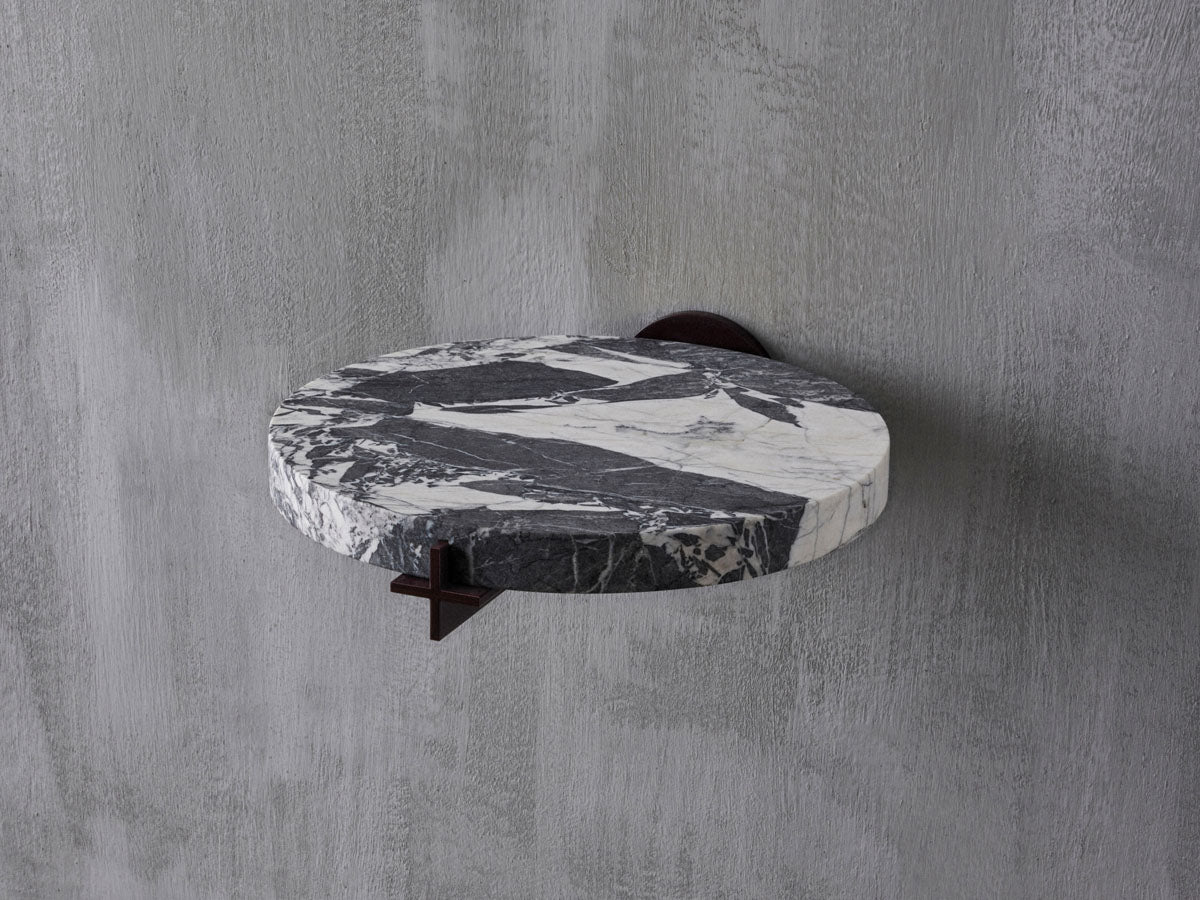 Plus Nightstand B Oxblood / Grand Antique Marble - GOUX Studio New York